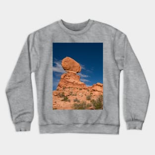 Balanced Rock and Friend, Arches National Park Crewneck Sweatshirt